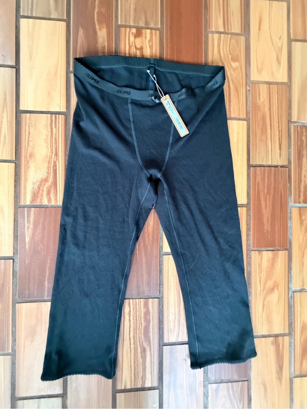 SKIMS Black Women's Cozy Thermal Leggings